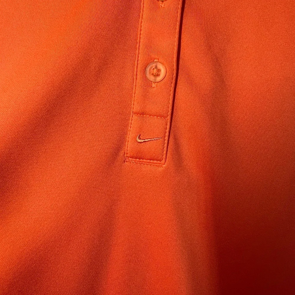 ⛳️ |•NIKE•| Orange Golf Polo Shirt Size Large